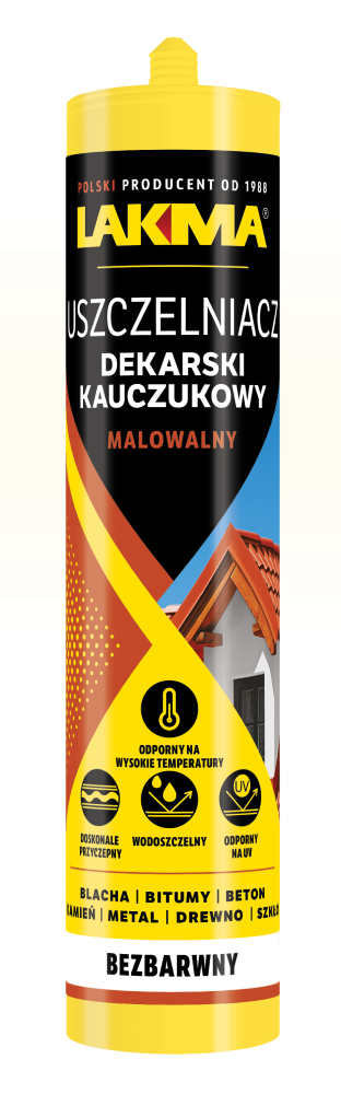 Kauczukowy uszczelniacz dekarski 280 ml