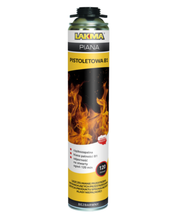 Piana pistoletowa B1 – ciężkozapalna (DIN 4102-B1) 750 ml