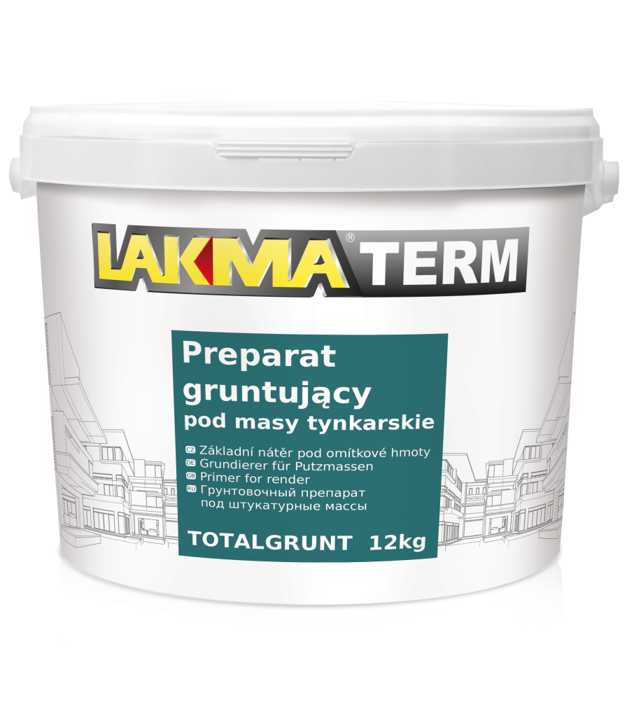 Totalgrunt - preparat gruntujący pod masy tynkarskie