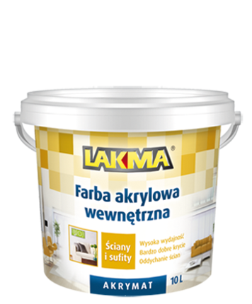 AKRYMAT farba akrylowa wewnętrzna