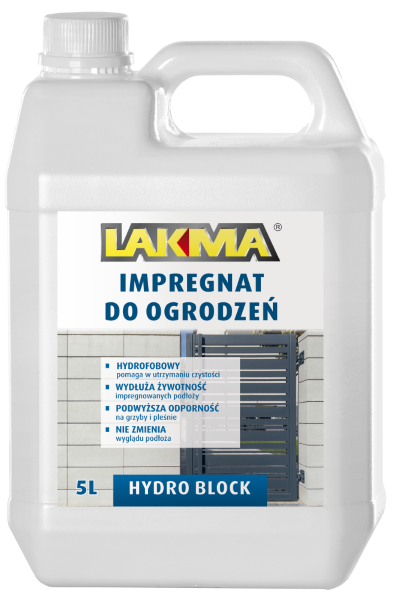HYDRO BLOCK - IMPREGNAT DO OGRODZEŃ