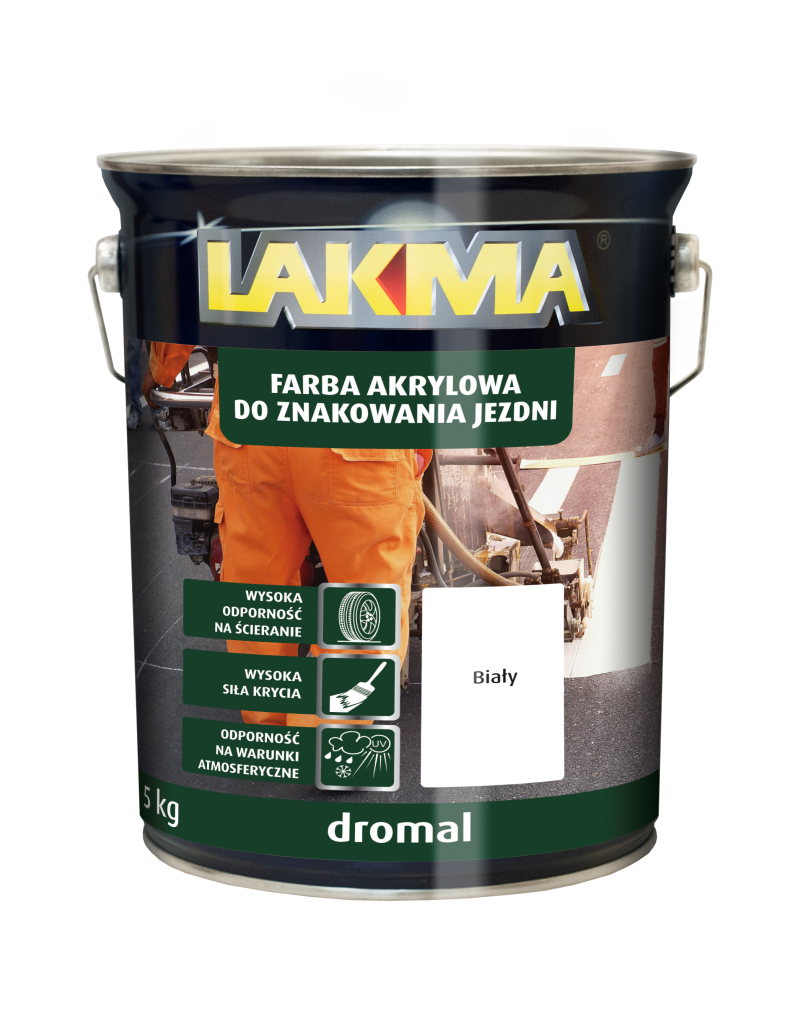 DROMAL - farba do znakowania jezdni 5 kg