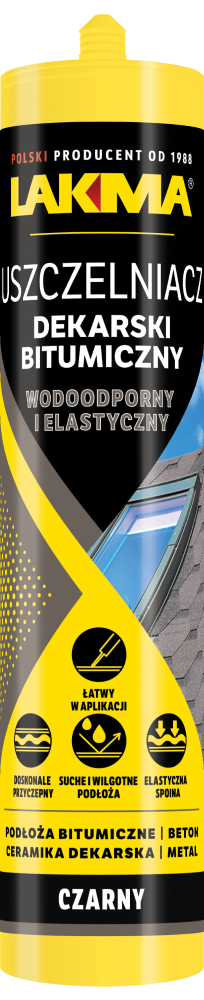 Bitumiczny uszczelniacz dekarski 280 ml